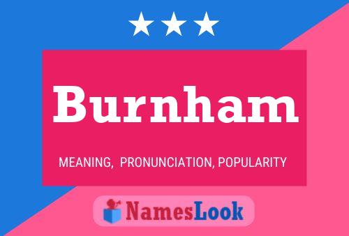 ملصق اسم Burnham