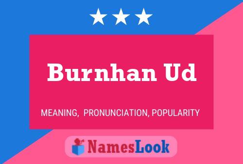 ملصق اسم Burnhan Ud