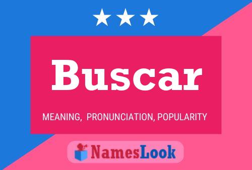 ملصق اسم Buscar