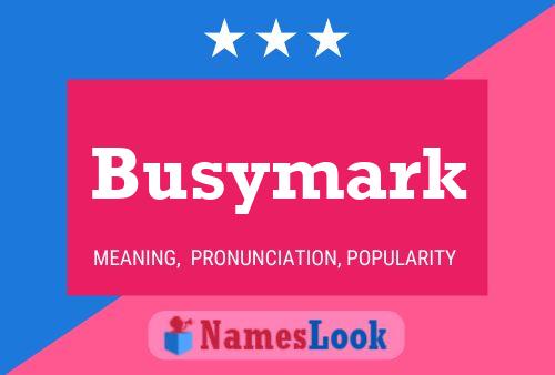 ملصق اسم Busymark