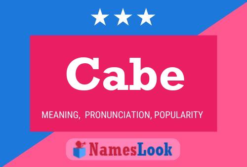 ملصق اسم Cabe