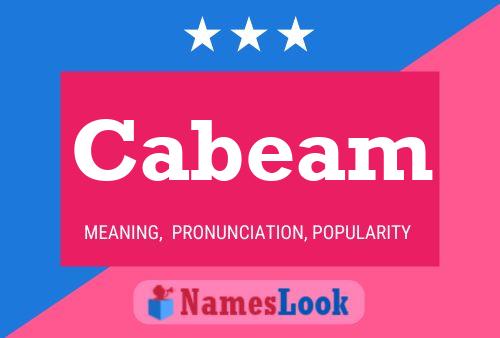 ملصق اسم Cabeam