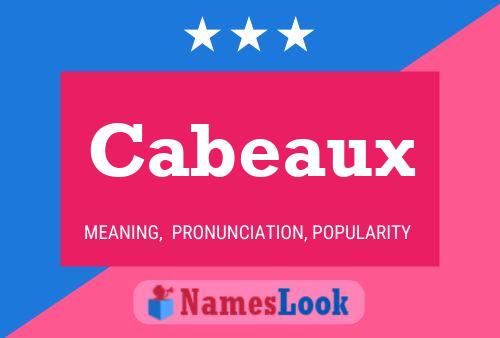 ملصق اسم Cabeaux