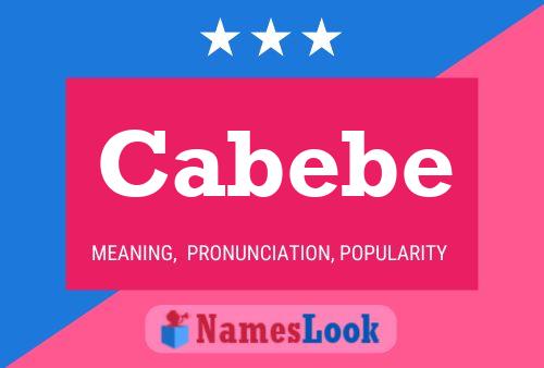 ملصق اسم Cabebe