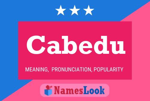 ملصق اسم Cabedu