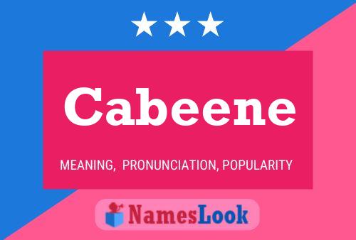 ملصق اسم Cabeene