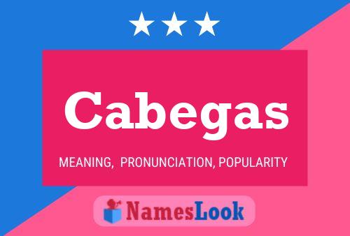 ملصق اسم Cabegas