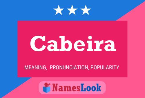 ملصق اسم Cabeira