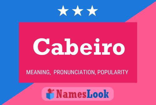 ملصق اسم Cabeiro