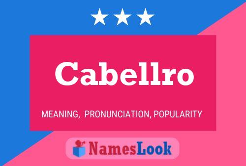 ملصق اسم Cabellro