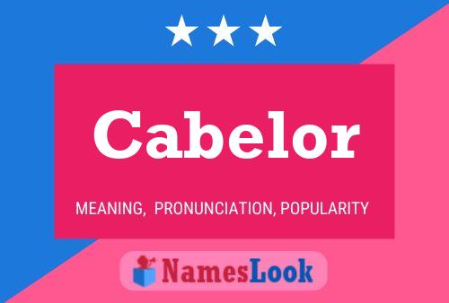 ملصق اسم Cabelor