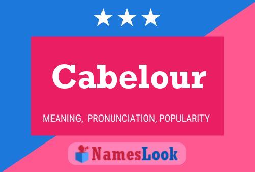 ملصق اسم Cabelour