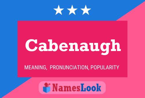 ملصق اسم Cabenaugh