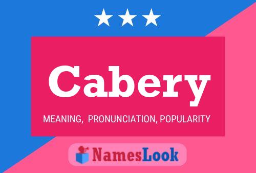 ملصق اسم Cabery