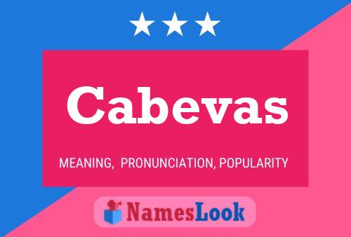 ملصق اسم Cabevas