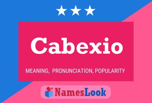 ملصق اسم Cabexio