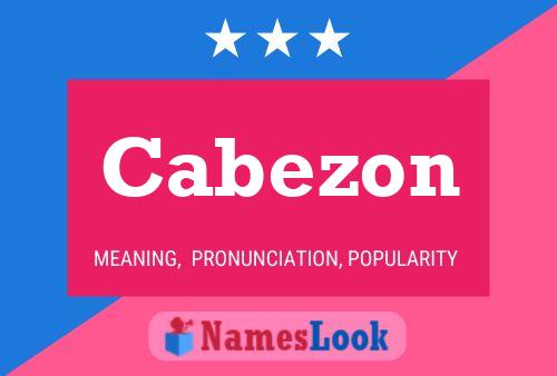 ملصق اسم Cabezon