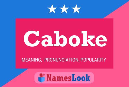 ملصق اسم Caboke