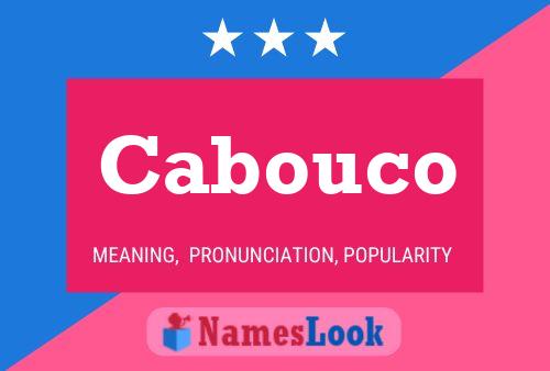 ملصق اسم Cabouco