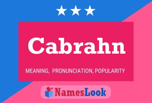 ملصق اسم Cabrahn