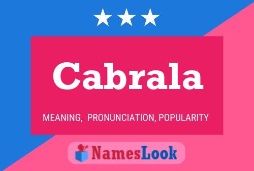 ملصق اسم Cabrala