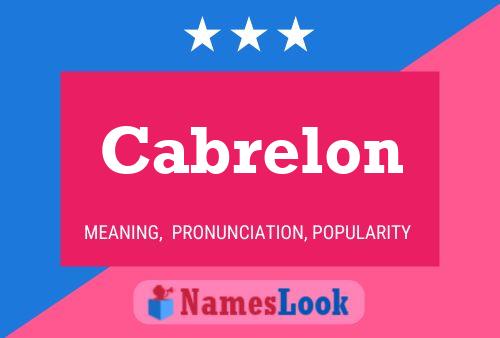 ملصق اسم Cabrelon