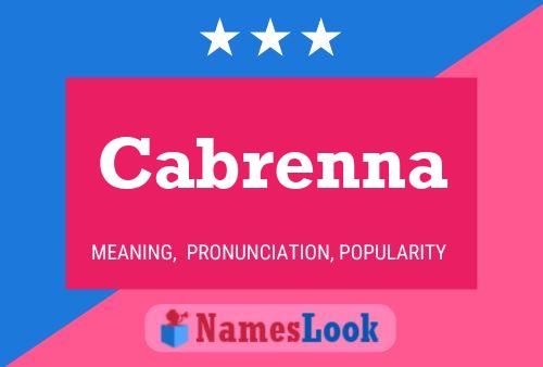 ملصق اسم Cabrenna