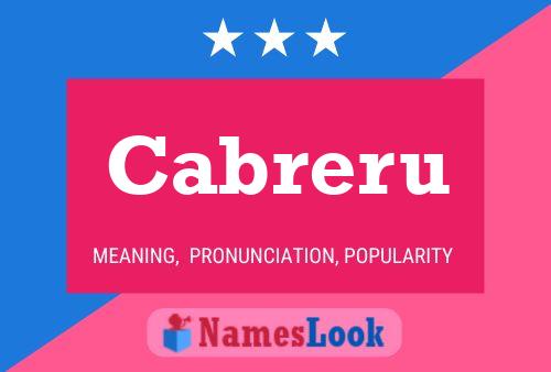 ملصق اسم Cabreru