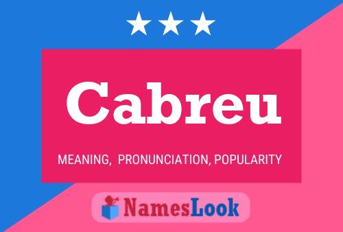 ملصق اسم Cabreu