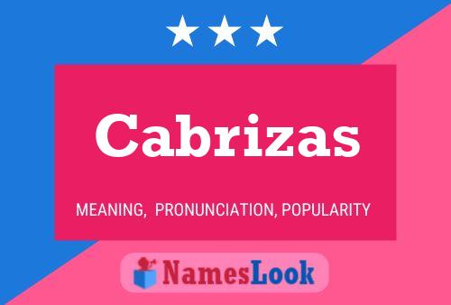 ملصق اسم Cabrizas