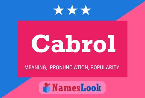 ملصق اسم Cabrol