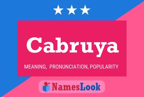 ملصق اسم Cabruya