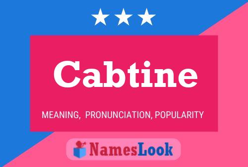 ملصق اسم Cabtine