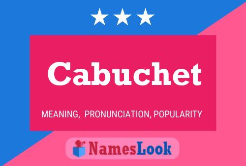 ملصق اسم Cabuchet