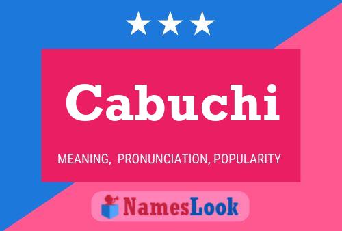 ملصق اسم Cabuchi