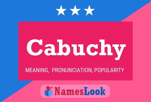 ملصق اسم Cabuchy