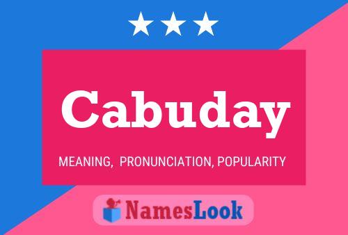 ملصق اسم Cabuday