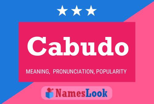 ملصق اسم Cabudo