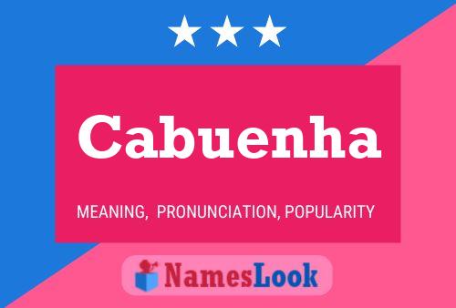 ملصق اسم Cabuenha