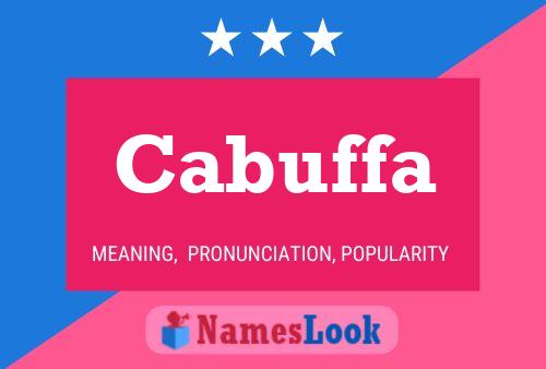 ملصق اسم Cabuffa