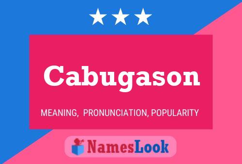 ملصق اسم Cabugason