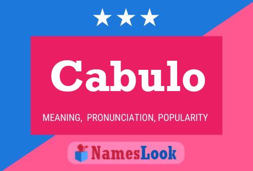 ملصق اسم Cabulo