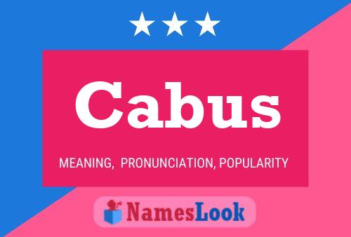 ملصق اسم Cabus