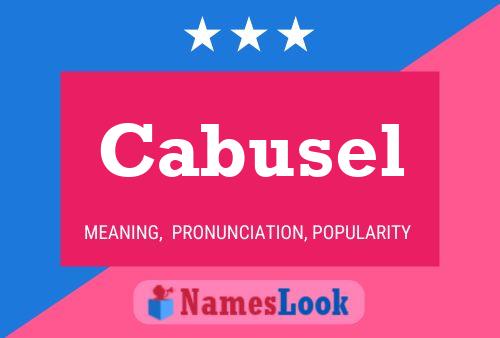 ملصق اسم Cabusel