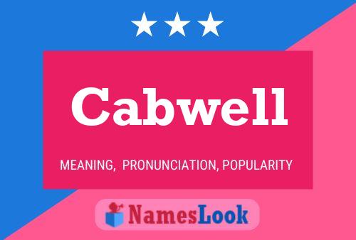 ملصق اسم Cabwell