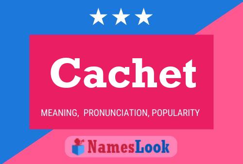 ملصق اسم Cachet