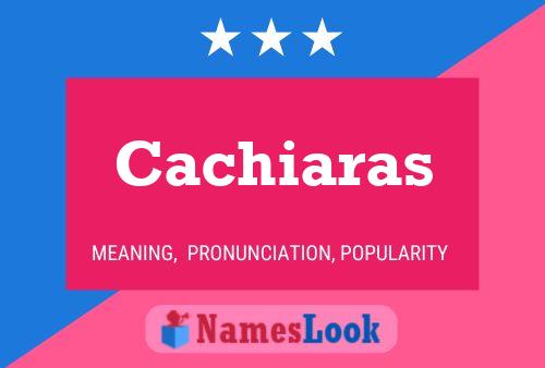 ملصق اسم Cachiaras