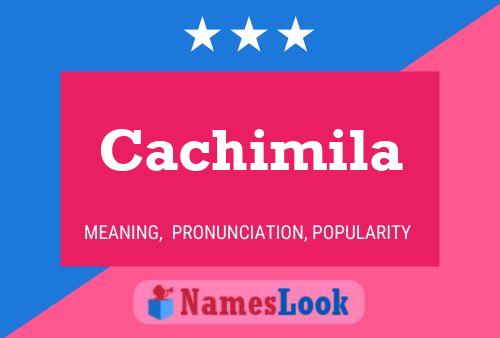 ملصق اسم Cachimila