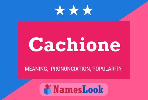 ملصق اسم Cachione