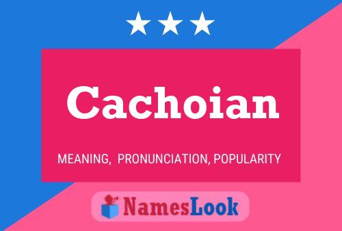 ملصق اسم Cachoian